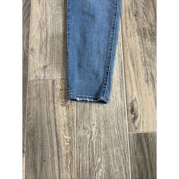 Jessica Simpson High Rise Forever Rolled Ankle Blue Jeans Women’s Size 16W - Picture 3 of 14